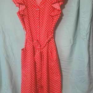Custom made Red Polka Dots Dress